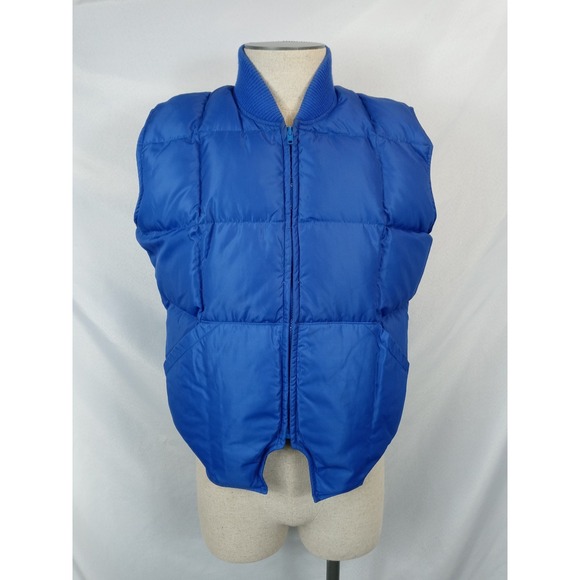 REI Other - Vintage REI Puffer Vest Mens Large Blue Full‎ Zip Gorpcore 80s 90s Outdoor Puffy